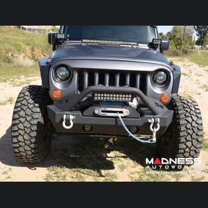 Jeep Wrangler JL Stubby Front Bumper - Mid Width - Steel - FS-15